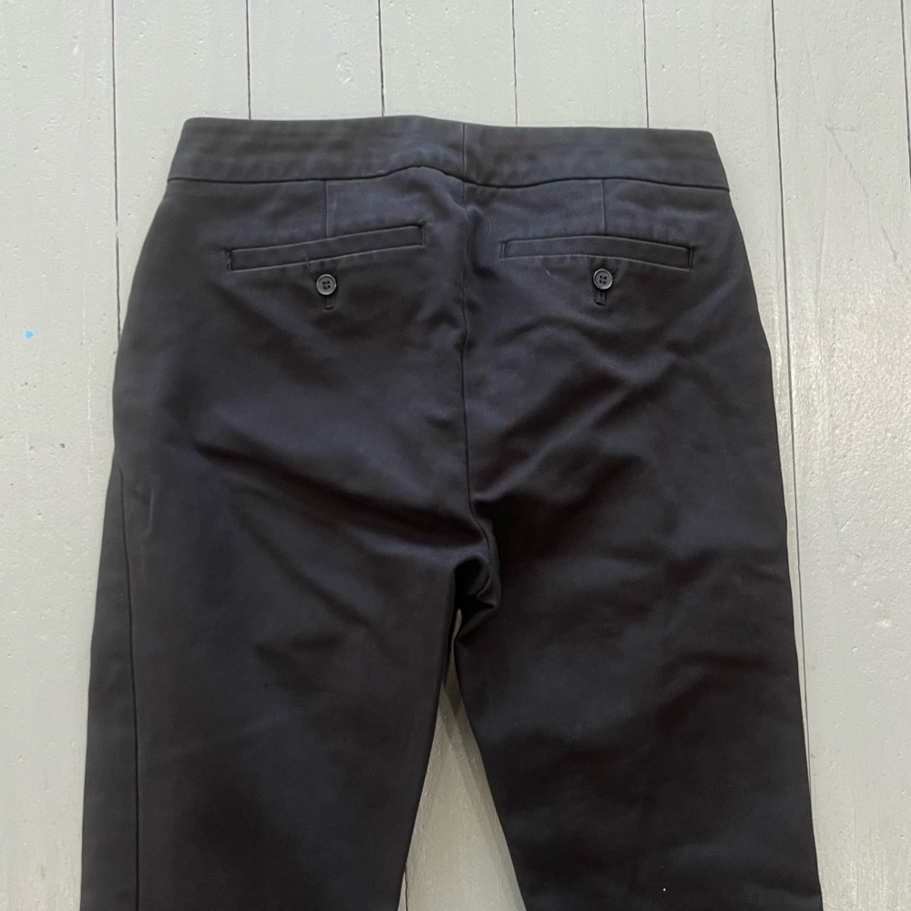 Saks fifth Avenue pants womens 2 black ankle skinny slacks capsule wardrobe - Picture 7 of 13